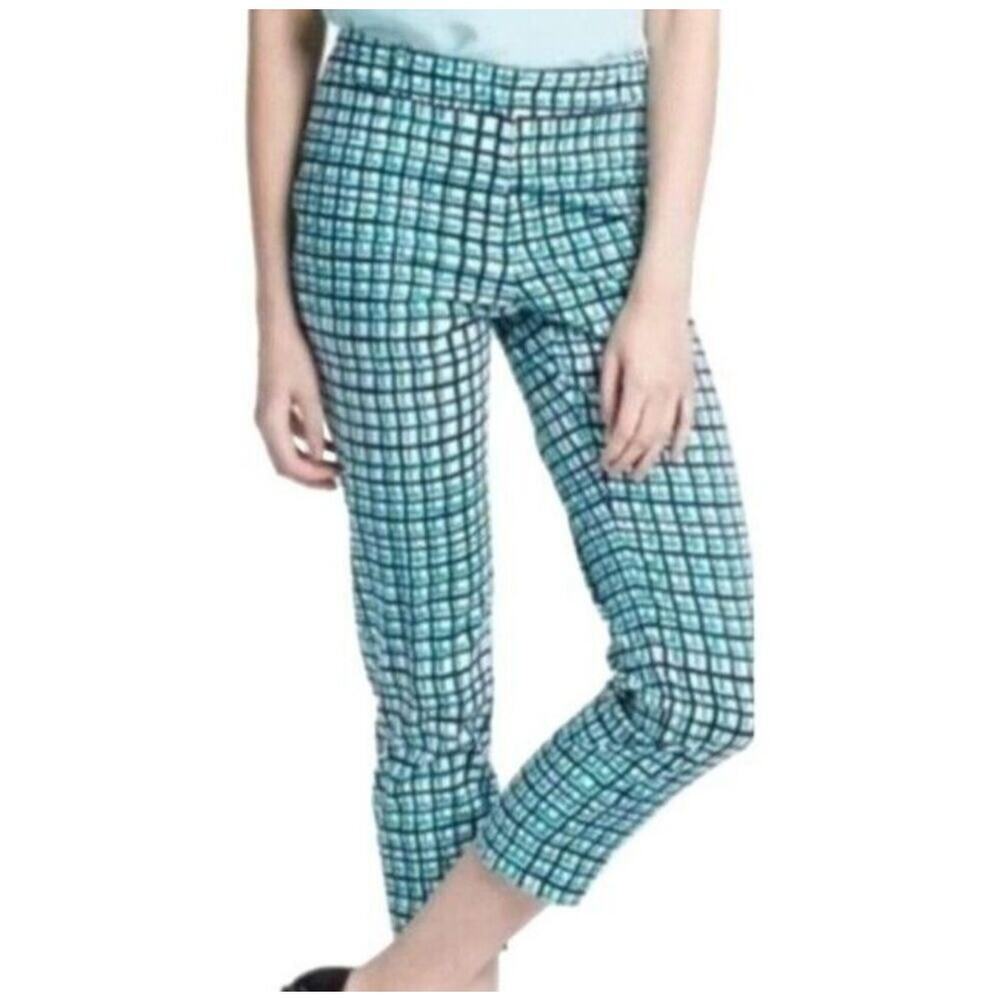 Kate Spade‎ Size 0 Plaid Breezeblock Mindy Ankle Pants